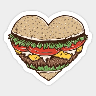 Hamburger Lover Sticker